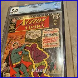 Action Comics #340 CGC 5.0 1st App. Parasite Raymond Maxwell Jensen Superman