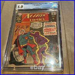 Action Comics #340 CGC 5.0 1st App. Parasite Raymond Maxwell Jensen Superman