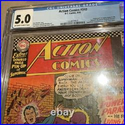 Action Comics #340 CGC 5.0 1st App. Parasite Raymond Maxwell Jensen Superman