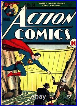 Action Comics #34 Golden Age DC 1.0