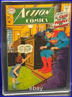 Action Comics #359 CGC 8.5 VF+ The People vs. Superman! SEE BACK OF CASE