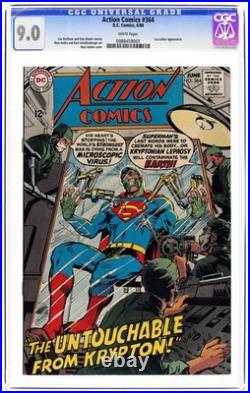 Action Comics #364 CGC 9.0 1968 0988459001