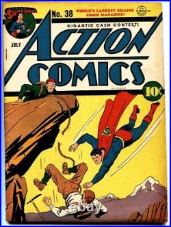 Action Comics #38-superman-1941-dc Golden-age-comic Book