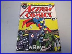Action Comics #44 COMIC BOOK 1941 Superman War Cover