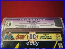 Action Comics #452 CGC 9.8 Restored 1975 DC Superman POP 1 ULTRA RARE Comic Book