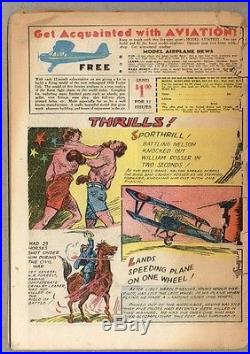 Action Comics 4, 1938, Coverless Complete. 4th Superman Ever