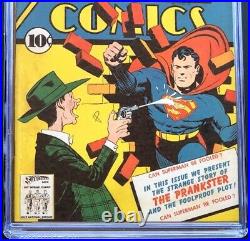 Action Comics #51 (1942) CGC 8.0 1st App of Prankster! Superman DC Comics