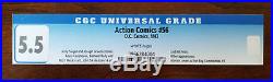 Action Comics #56 FN- 5.5 (De-slabbed CGC) White Pgs Superman