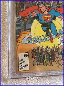 Action Comics #583 CGC 9.8 White Pages Classic Alan Moore Story DC 1986