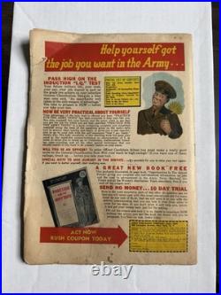 Action Comics #62 1943 Classic Superman War Cover