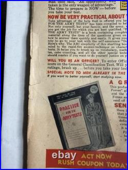 Action Comics #62 1943 Classic Superman War Cover