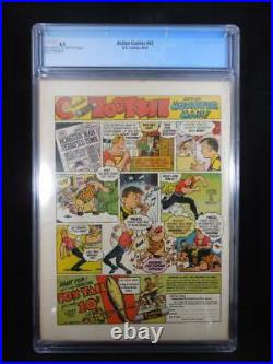 Action Comics #63 CGC 6.5 Hitler and Dummy Appearance Classic War Cover