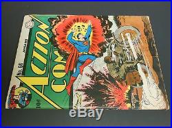 Action Comics #66 (1943) Superman DC Rare Golden Age Vintage Key War Cover
