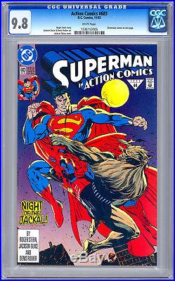 Action Comics #683 Cgc 9.8 First Doomsday Appearance Death Of Superman 1992