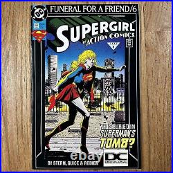 Action Comics #686 Scarce 2nd Print DC Universe Logo Variant Supergirl 1993 VF