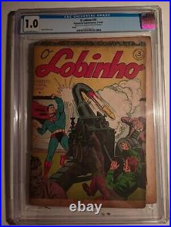 Action Comics #70 Cgc 1.0 1947 Brazilian Variant #91 Extremely Scarce O Lobinho