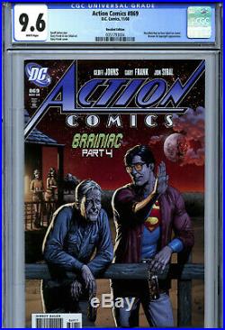 Action Comics #869 (2008) DC CGC 9.6 White Recalled Edition Beer Label