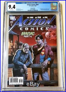 Action Comics #869 CGC 9.4 Superman Recalled beer bottle cover! HTF! SCARCE