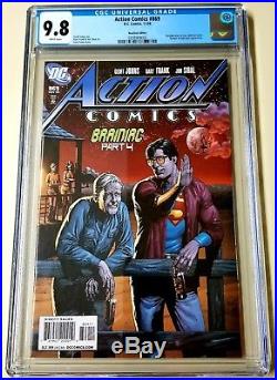 Action Comics #869 CGC 9.8 Superman Recalled beer bottle cover! HTF