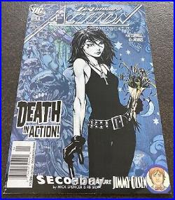 Action Comics #894 1st Death In Dcu 2010 Newsstand Variant Rare Finch Sandman Vf