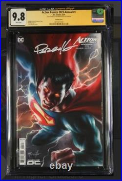 Action Comics Annual 2023B NM 2024 Stock Image JSA CGC 9.8 signed