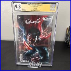 Action Comics Annual 2023B NM 2024 Stock Image JSA CGC 9.8 signed