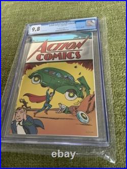 Action Comics Facsimile Edition #1 (2022) CGC 9.8 NYCC Foil Variant