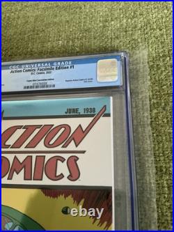 Action Comics Facsimile Edition #1 (2022) CGC 9.8 NYCC Foil Variant
