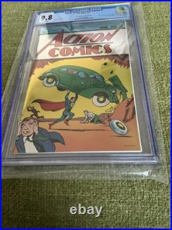 Action Comics Facsimile Edition #1 (2022) CGC 9.8 NYCC Foil Variant