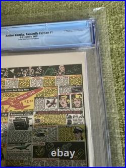 Action Comics Facsimile Edition #1 (2022) CGC 9.8 NYCC Foil Variant