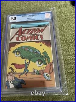 Action Comics Facsimile Edition #1 (2022) CGC 9.8 NYCC Foil Variant