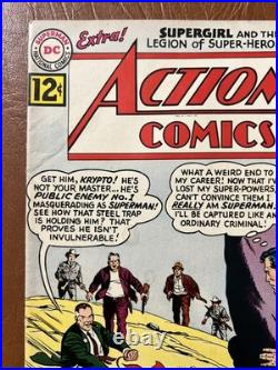 Action Comics Lot 2 VG+ to FN- #274 & #287 DC Comics 1961-62 $12 Ship withSign