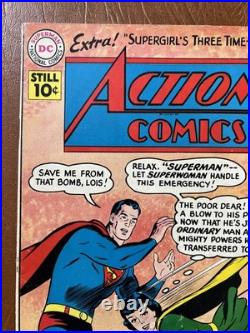 Action Comics Lot 2 VG+ to FN- #274 & #287 DC Comics 1961-62 $12 Ship withSign