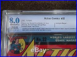 Action Comics No. 32 1941 Golden Age Superman No Reserve (1st Krypto Raygun)