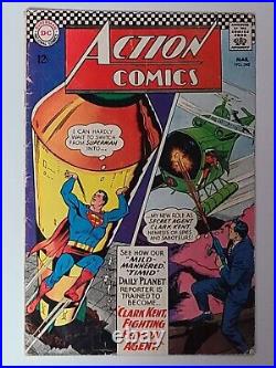 Action Comics (dc) 10-book Lot! Silver Age! (1961-1969) All Superman & Supegirl