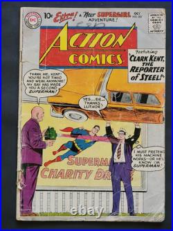 Action Comics (dc) 4-book Lot! Silver Age! (1961-1969) All Superman! & Supegirl