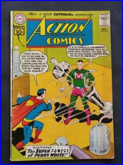 Action Comics (dc) 4-book Lot! Silver Age! (1961-1969) All Superman! & Supegirl