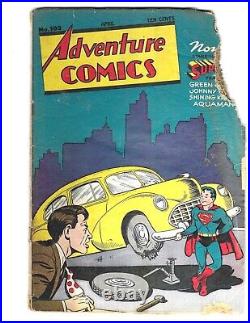 Adventure Comics#103 1st Superboy, Green Arrow, Aquaman in Series Johnny Quick