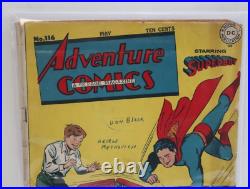 Adventure Comics #116 Superman Golden Age DC Comic 1947