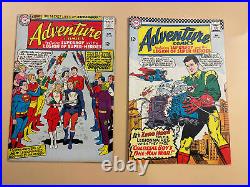 Adventure Comics Lot 6 309-383 1963 1st Origin Legion of Super Heroes Superman