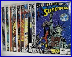 Adventures Of Superman 424-450 452-484 + Annual 1 2 Lot NM DC Comics 1987