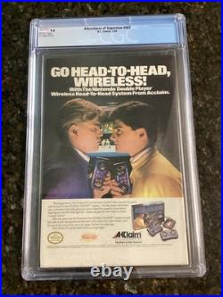 Adventures Of Superman 463 CGC 9.4 Superman Flash Race 199 Homage