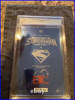 Adventures Of Superman Jon Kent #1 CGC 9.8 Electric Blue Foil Exclusive Variant