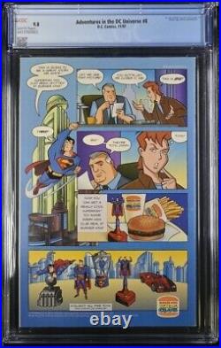 Adventures in the DC Universe #8 CGC 9.8 (DC 11/97) Blue Beetle & Booster Gold