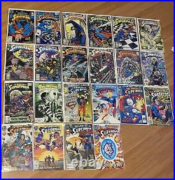 Adventures of Superman 22 Book Lot DC Comics 1988-1993 (1st App of Superboy)