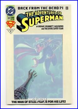 Adventures of Superman #500PLATINUM. U. ERROR VF 8.0 1993