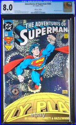 Adventures of Superman #505 Collector's Edition (DC, 1993) CGC 8.0