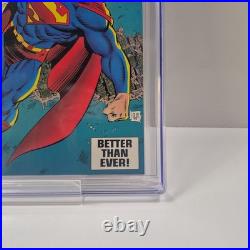 Adventures of Superman #505 DC 1993 CGC 9.6 White Pages