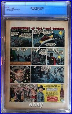 All Star Comics 36 CGC 4.5 (Superman and Batman Guest Star!) 1947