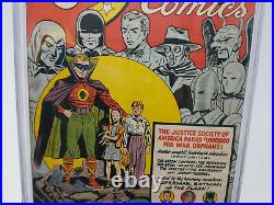 All Star Comics #7 DC 1941 Cgc 7.0 Fn/vf 1st Superman Batman Team-up